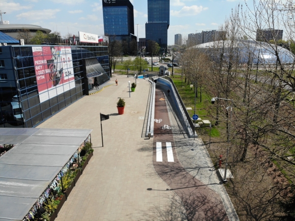 Budowa ciągu pieszo-rowerowego w rejonie Rondo Gen. Jerzego Ziętka w Katowicach w ramach zadania inwestycyjnego pn. „Katowicka Infrastruktura Rowerowa”